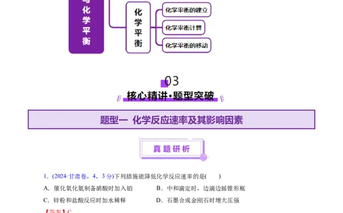 专题07化学反应速率与化学平衡（讲义）（解析版）_05高考化学_2025年新高考资料_二轮复习_上好课2025年高考化学二轮复习讲练测（新高考通用）3379109_主题三化学反应原理