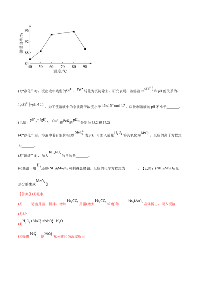 专题16工艺流程题&mdash;&mdash;三年（2020-2022）高考真题化学分项汇编（新高考专用）（解析版）_05高考化学_新高考复习资料_2023年新高考资料_专项复习