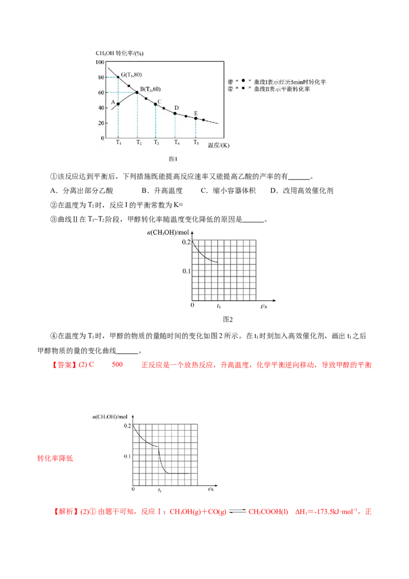 专题09大题突破&mdash;&mdash;化学反应原理综合（讲义）（解析版）_05高考化学_2025年新高考资料_二轮复习_上好课2025年高考化学二轮复习讲练测（新高考通用）3379109_主题三化学反应原理