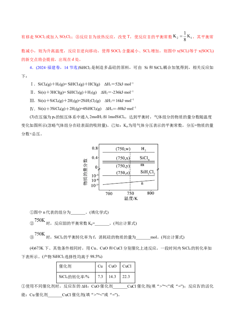 专题09大题突破&mdash;&mdash;化学反应原理综合（讲义）（解析版）_05高考化学_2025年新高考资料_二轮复习_上好课2025年高考化学二轮复习讲练测（新高考通用）3379109_主题三化学反应原理