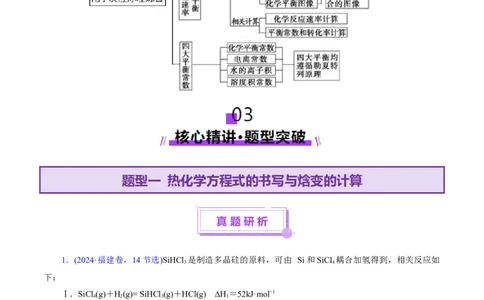 专题09大题突破&mdash;&mdash;化学反应原理综合（讲义）（解析版）_05高考化学_2025年新高考资料_二轮复习_上好课2025年高考化学二轮复习讲练测（新高考通用）3379109_主题三化学反应原理