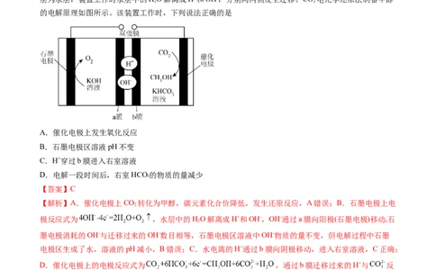 专题25电解池金属的腐蚀与防护-2024年高考化学一轮复习基础考点必刷好题（新教材新高考）（解析版）_05高考化学_2024年新高考资料_1.2024一轮复习
