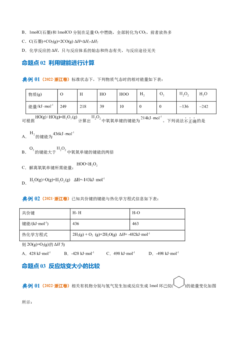 专题08化学反应与能量变化（讲义）（原卷版）_05高考化学_2024年新高考资料_2.2024二轮复习_高频考点2024年高考化学二轮复习高频考点追踪与预测（新高考专用）