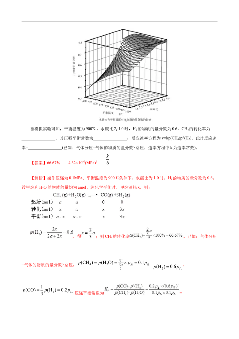 专项26化学速率常数（解析版）_05高考化学_新高考复习资料_2023年新高考资料_专项复习_2023年高考化学热点专项导航与精练（新高考专用）