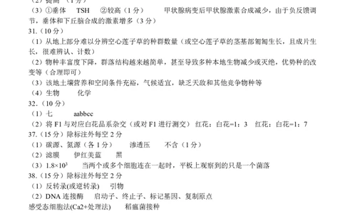 4.高三9月月考理综答案（定稿）-副本_05高考化学_高考模拟题_全国课标版_2023广西南宁三中、柳铁一中高三上学期9月月考理综