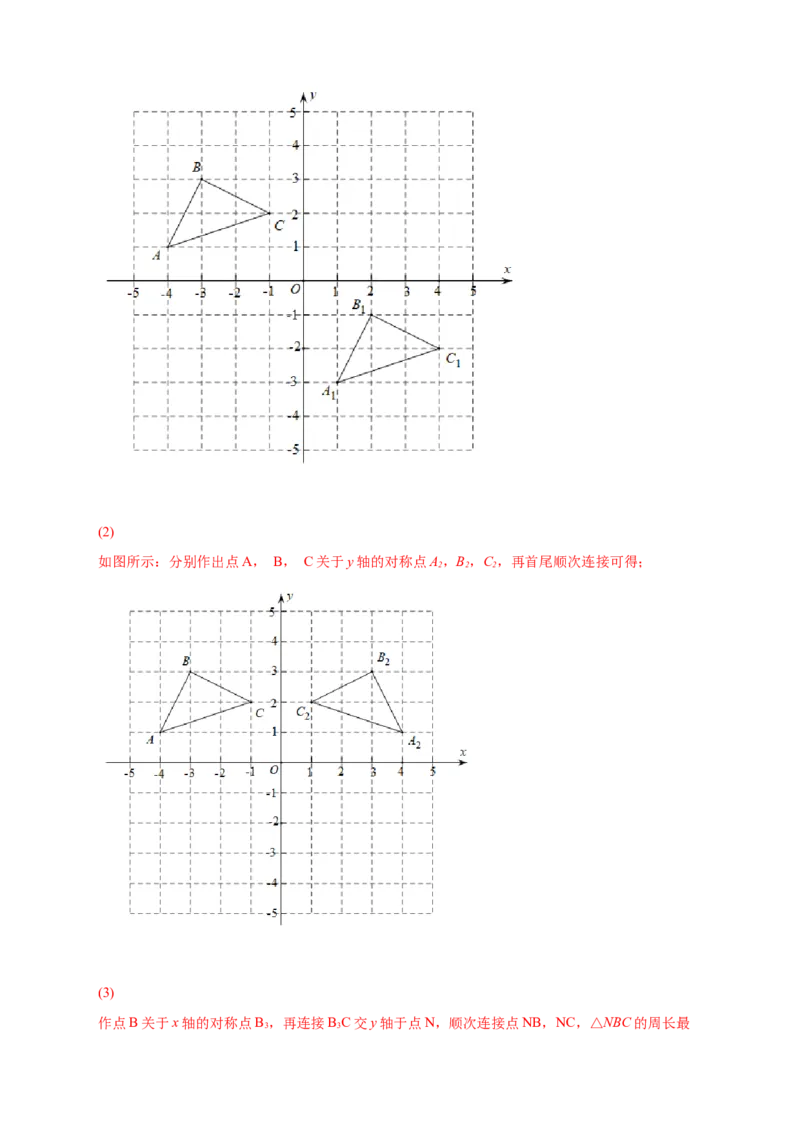 专题21轴对称之将军饮马基础篇（解析版）_初中数学人教版_8上-初中数学人教版_旧版_07专项讲练_微专题八年级数学上册常考点微专题提分精练（人教版）