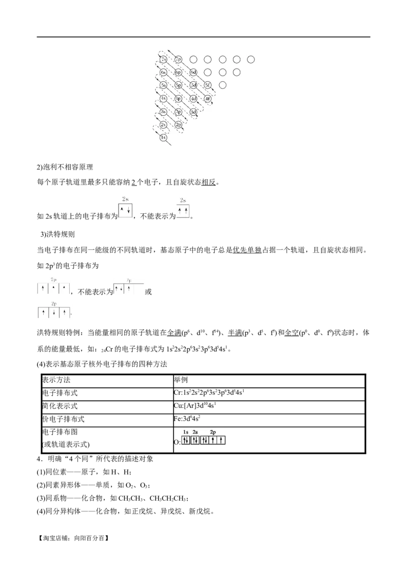 专题07物质结构与元素周期律（讲义）（解析版）_05高考化学_新高考复习资料_2024年新高考资料_二轮复习资料_讲义_教师版（含答案解析）