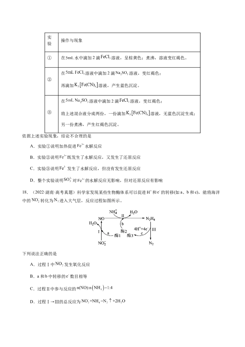专题06氧化还原反应概念、规律及应用（原卷版）-备战2025年高考化学二轮&middot;突破提升专题复习讲义（新高考通用）_05高考化学_2025年新高考资料_二轮复习_01高考语文等多个文件