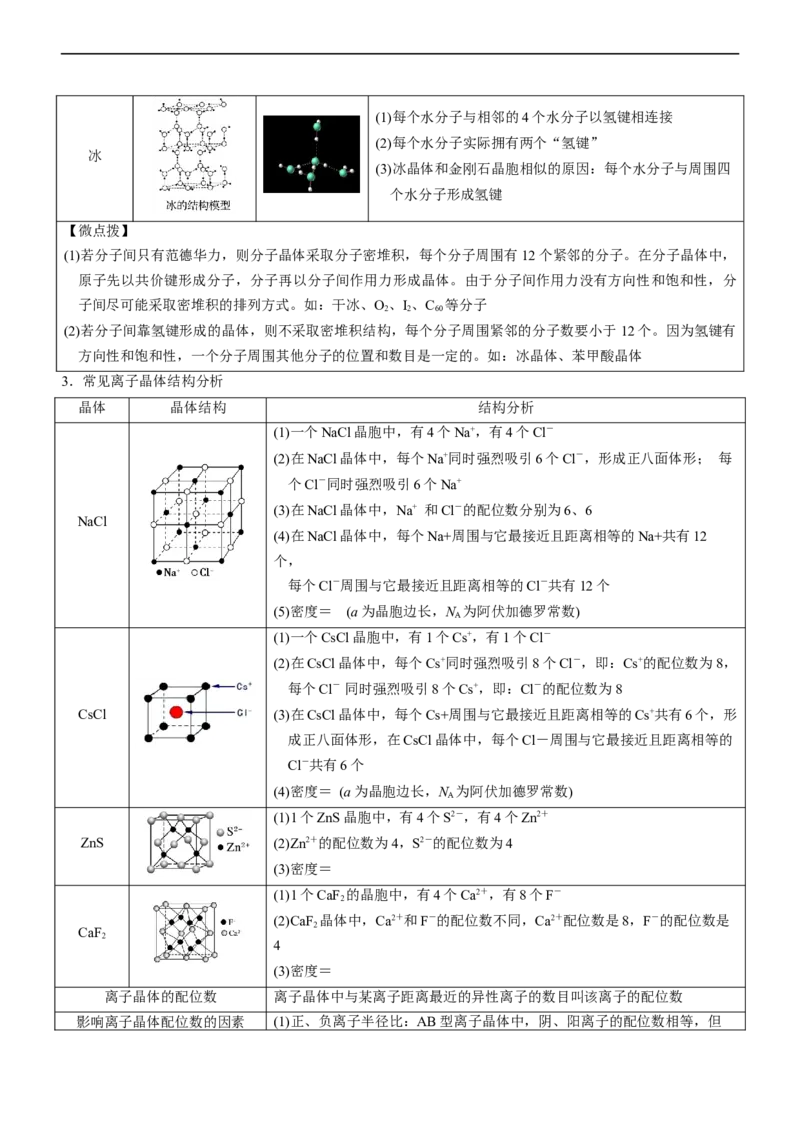 专题15物质结构与性质（讲）（学生版）_05高考化学_通用版（老高考）复习资料_2023年复习资料_二轮复习_2023年高考化学二轮复习讲练测（全国通用）