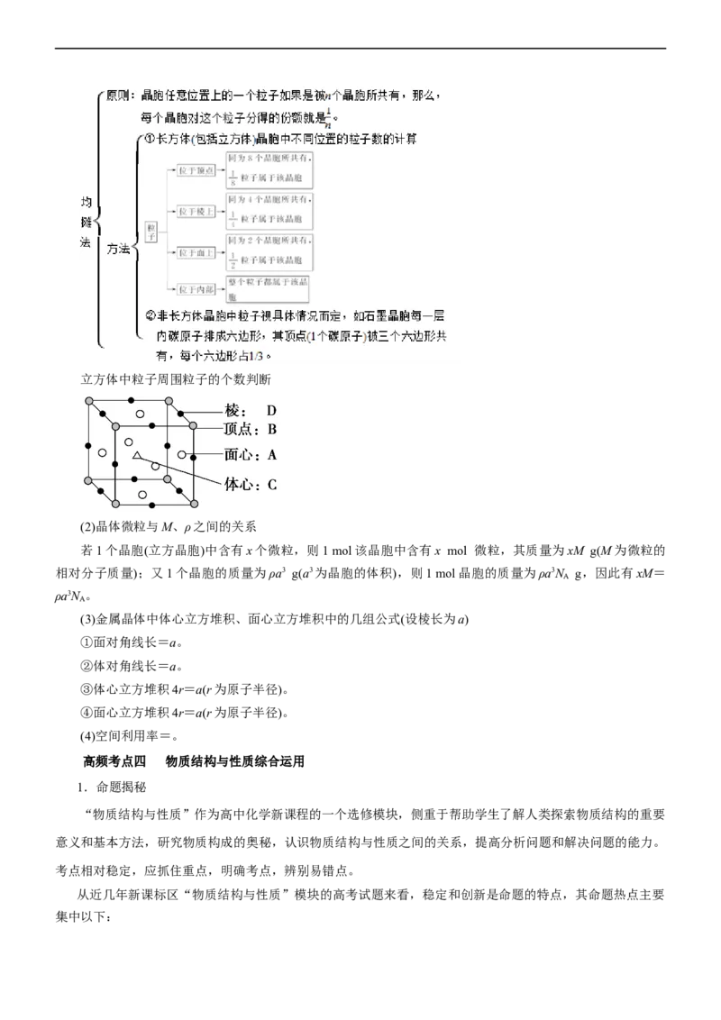 专题15物质结构与性质（讲）（学生版）_05高考化学_通用版（老高考）复习资料_2023年复习资料_二轮复习_2023年高考化学二轮复习讲练测（全国通用）