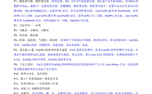 专题1+必修第一册++高考考前必读教材基础知识（回归教材+课本实验）-备战2024年高考化学抢分秘籍（新高考专用）[44357423]_05高考化学_2024年新高考资料_5.2024三轮冲刺