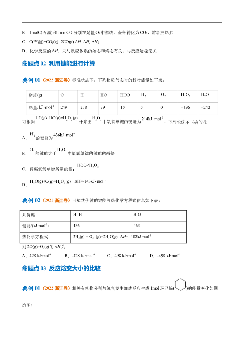 专题08化学反应与能量变化（讲义）（原卷版）_05高考化学_新高考复习资料_2024年新高考资料_二轮复习资料_高频考点解密2024年高考化学二轮复习高频考点追踪与预测（新高考专用）