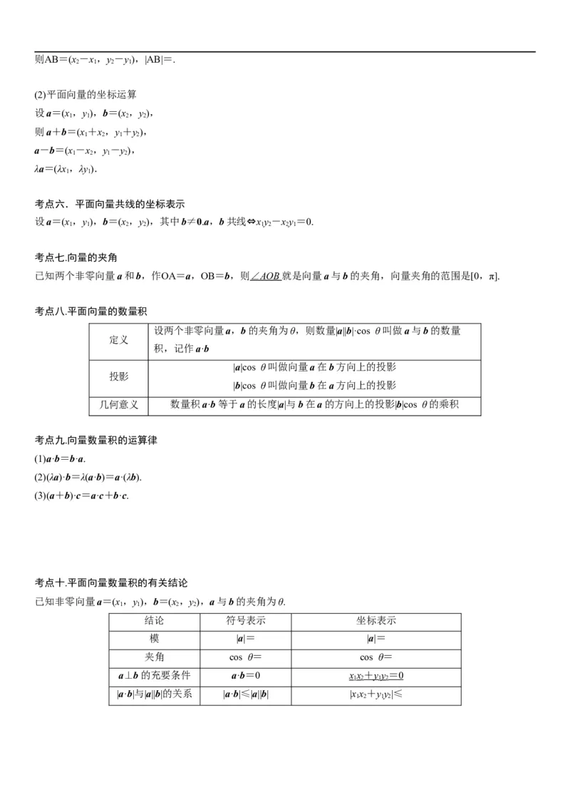 解密12平面向量（解析版）_2.2025数学总复习_2023年新高考资料_二轮复习_考点2023年高考数学二轮复习讲义+训练（新高考专用）