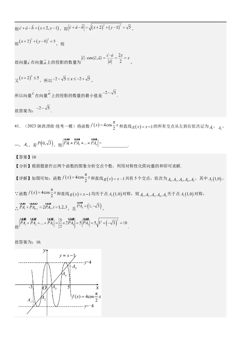 解密12平面向量（解析版）_2.2025数学总复习_2023年新高考资料_二轮复习_考点2023年高考数学二轮复习讲义+训练（新高考专用）