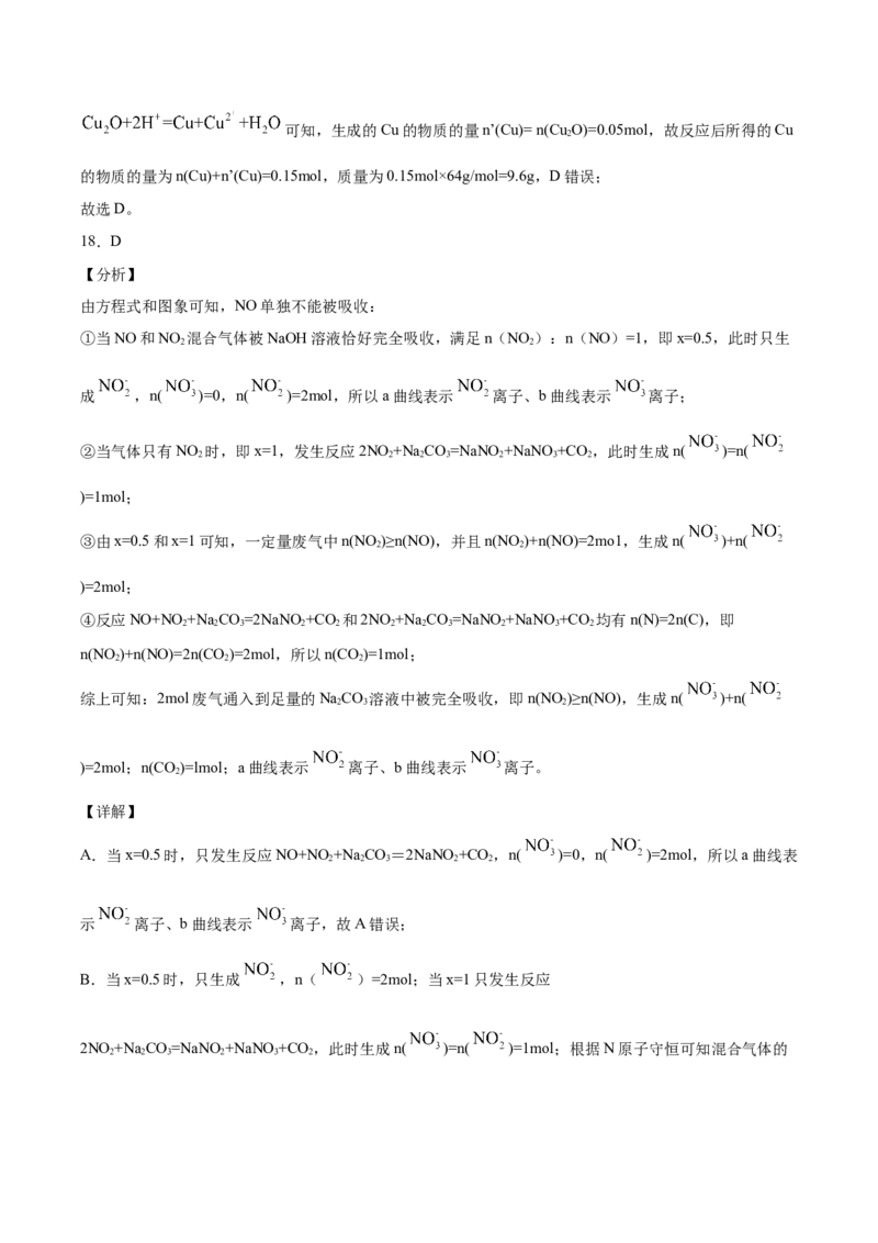 专题04氧化还原反应及其应用（含解析）_05高考化学_2025年新高考资料_专项练习_2025高考化学专题复习冲刺练习（含解析）（完结）