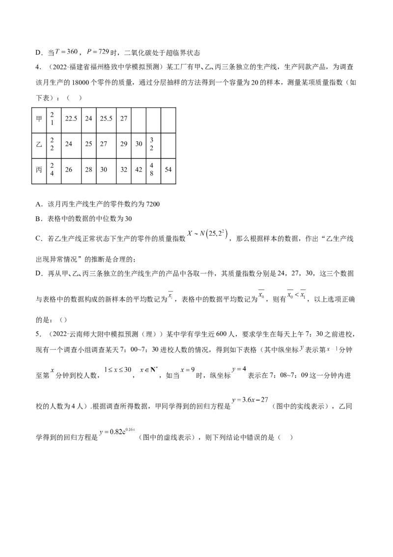 考向38统计与统计案例（重点）-备战2023年高考数学一轮复习考点微专题（全国通用）（学生版）_2.2025数学总复习_赠品通用版（老高考）复习资料_一轮复习