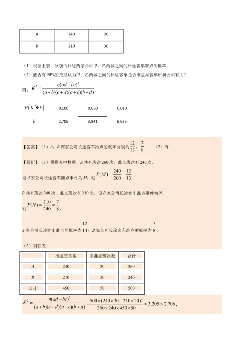 考向38统计与统计案例（重点）-备战2023年高考数学一轮复习考点微专题（全国通用）（学生版）_2.2025数学总复习_赠品通用版（老高考）复习资料_一轮复习