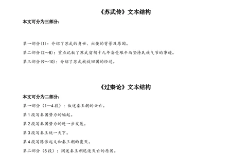 第三单元（知识清单）-（统编版选择性必修中册）_高语_高中语文_选择性必修中册_知识清单