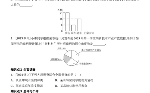 0112.1统计调查-12.1.1全面调查_初中数学人教版_7下-初中数学人教版_7下-初中数学人教版（2025春季新版）持续更新_05习题试卷_同步练习_第1套