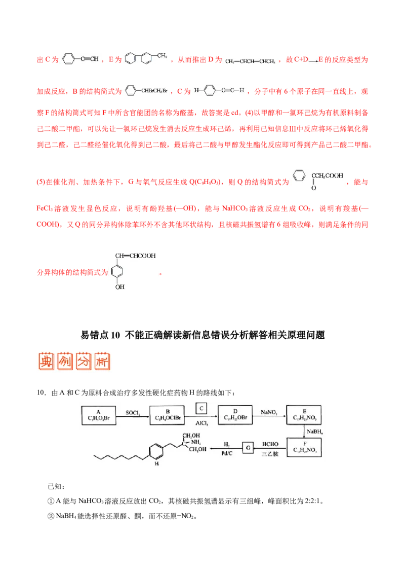 专题12有机化学基础&mdash;&mdash;备战2021年高考化学纠错笔记（教师版含解析）_05高考化学_新高考复习资料_2023年新高考资料_一轮复习_2023年新高考大一轮复习讲义