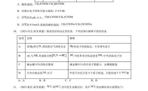 专题16原子、分子结构与性质（原卷版）-备战2025年高考化学二轮&middot;突破提升专题复习讲义（新高考通用）_05高考化学_2025年新高考资料_二轮复习