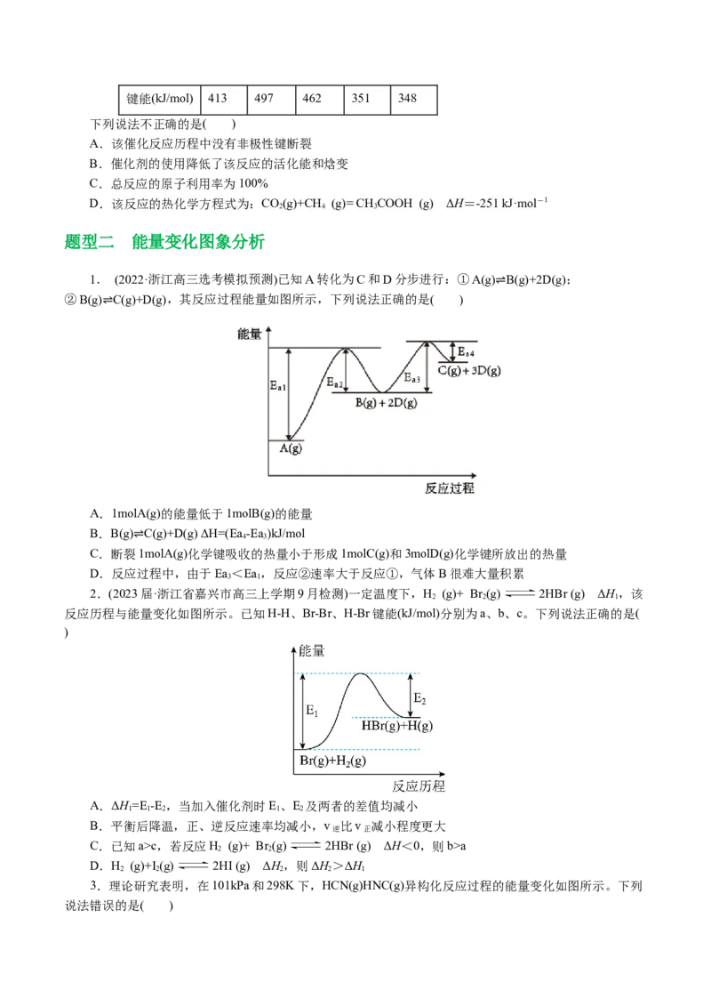 专题06化学反应与能量(讲义)(原卷版)_05高考化学_新高考复习资料_2024年新高考资料_二轮复习资料_2024年高考化学二轮复习讲练测（新教材新高考）_配套讲义（原卷版+解析版）