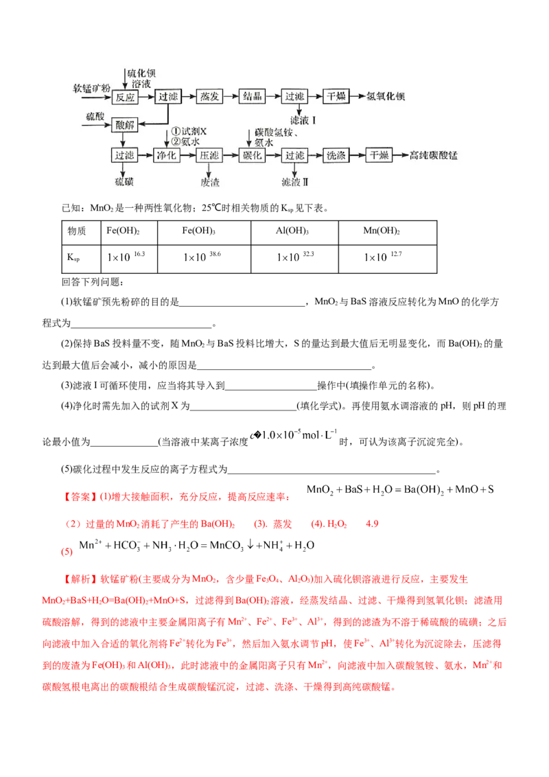 专题03离子反应方程式和离子共存（练）解析版-2023年高考化学二轮复习讲练测（新高考专用）_05高考化学_新高考复习资料_2023年新高考资料_二轮复习