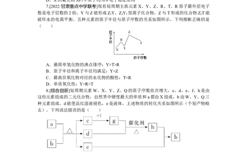专练24元素周期律及其应用_05高考化学_新高考复习资料_2023年新高考资料_专项复习_2023《微专题&middot;小练习》&middot;化学&middot;新教材&middot;XL-6