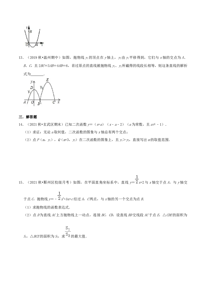 专题04二次函数与一元二次方程综合题（原卷版）_初中数学人教版_9上-初中数学人教版_07专项讲练_培优方案九年级数学上册章节重点复习考点讲义（人教版）