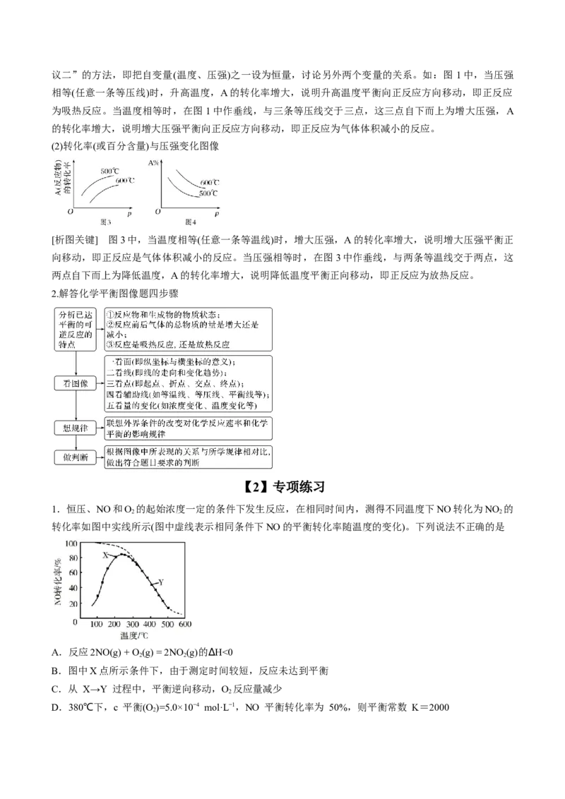 专项08化学反应速率与化学平衡-2023届高考化学二轮复习知识清单与专项练习（新高考专用）（原卷版）_05高考化学_新高考复习资料_2023年新高考资料_二轮复习_选择题