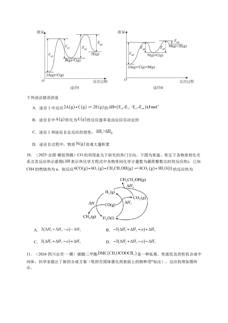 专题19化学能与热能（原卷版）-备战2025年高考化学二轮&middot;突破提升专题复习讲义（新高考通用）_05高考化学_2025年新高考资料_二轮复习_01高考语文等多个文件