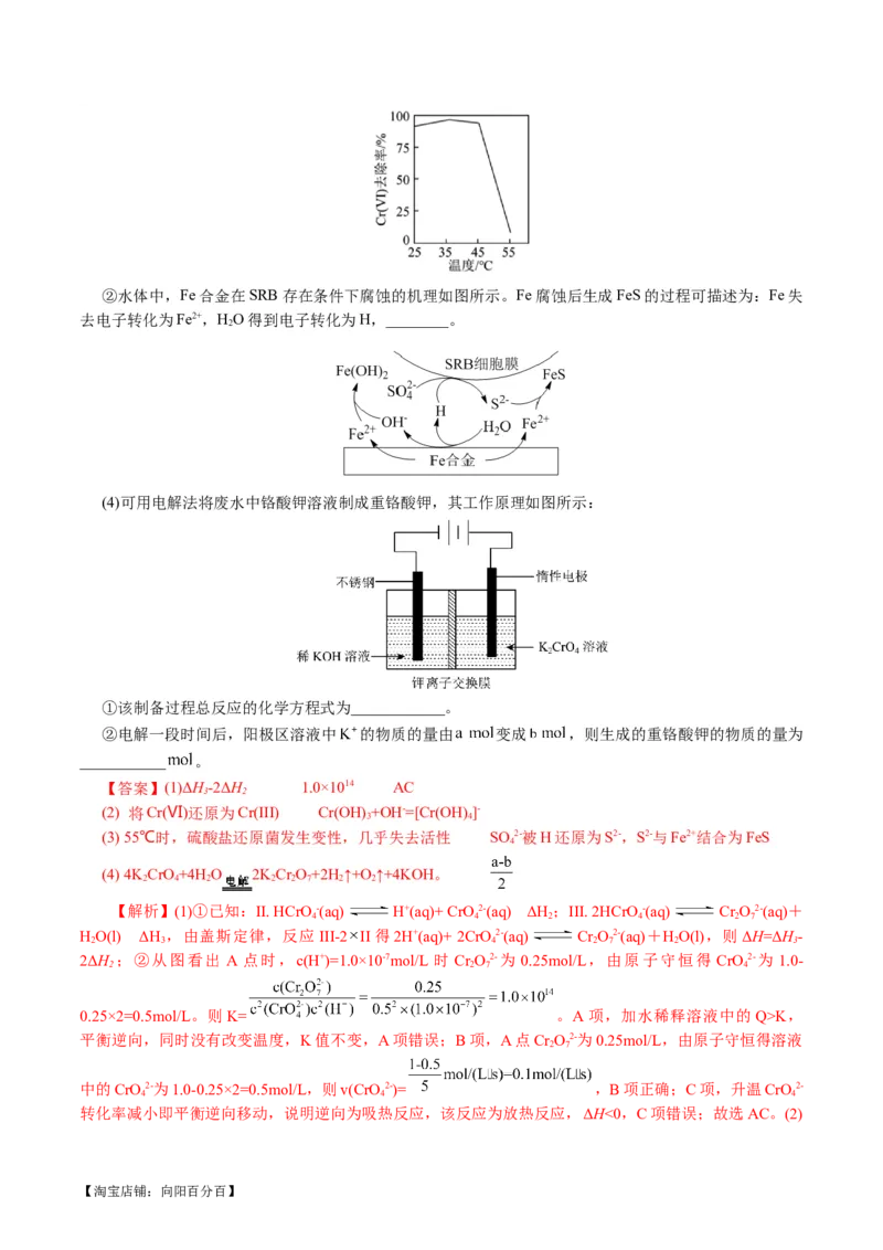 专题09化学反应原理综合(题型突破)(讲义)(解析版)_05高考化学_新高考复习资料_2024年新高考资料_二轮复习资料_2024年高考化学二轮复习讲练测（新教材新高考）_配套讲义（原卷版+解析版）