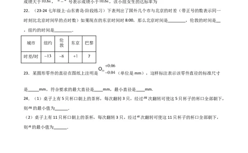 专题1.2+正数和负数（精选精练）（专项练习）-2024-2025学年七年级数学上册基础知识专项突破讲与练（人教版）_初中数学人教版_7上-初中数学人教版_7上-初中数学人教版（新版）