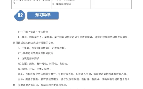 记录家乡的人和物（学生版）_高语_高中语文_必修上册_同步讲义
