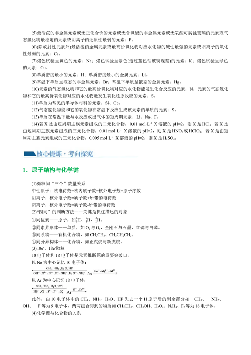 专题12物质结构与性质综合(题型突破)(讲义)(原卷版)_05高考化学_2024年新高考资料_2.2024二轮复习_2024年高考化学二轮复习讲练测（新教材新高考）