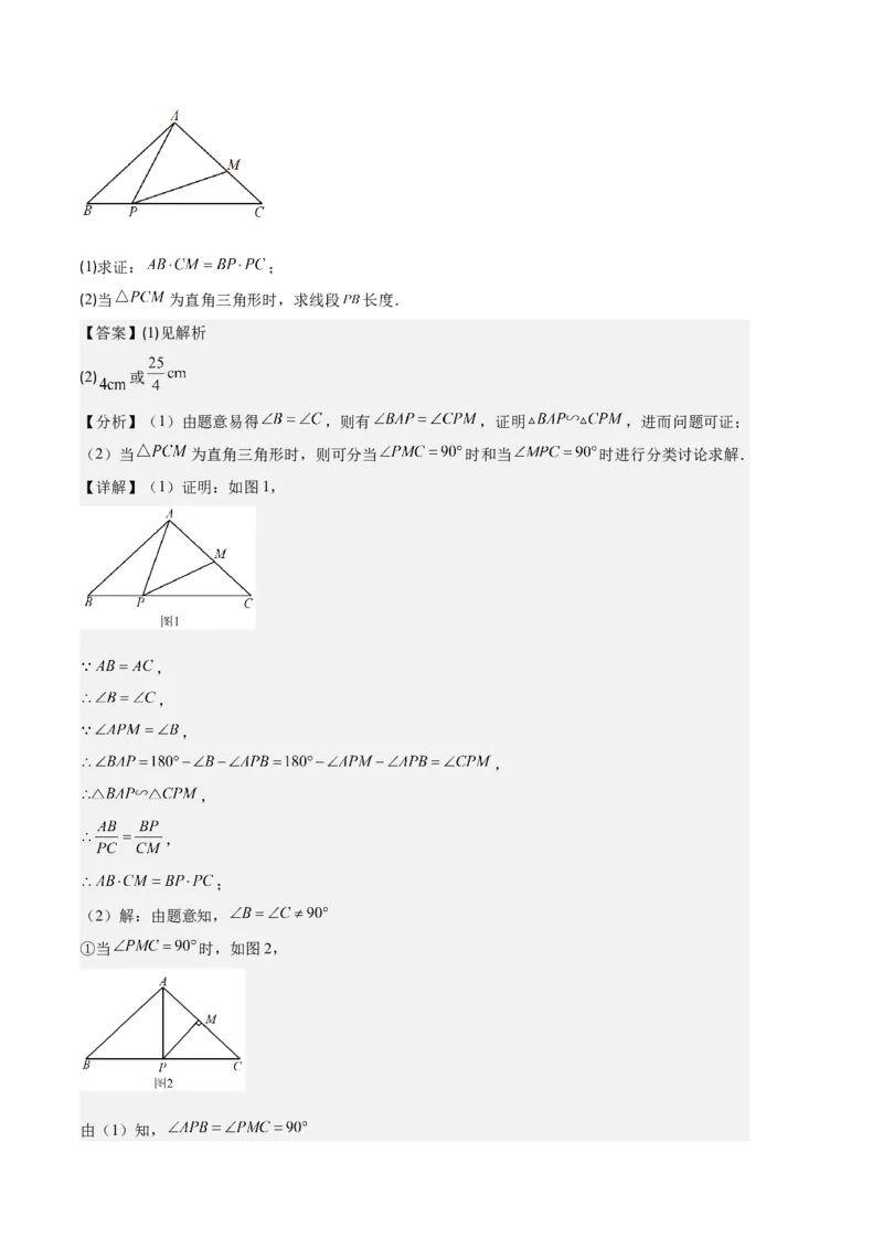 专题13图形相似、相似三角形与位似作图及性质之十大题型（解析版）_初中数学人教版_9上-初中数学人教版_06习题试卷_7期中期末复习专题