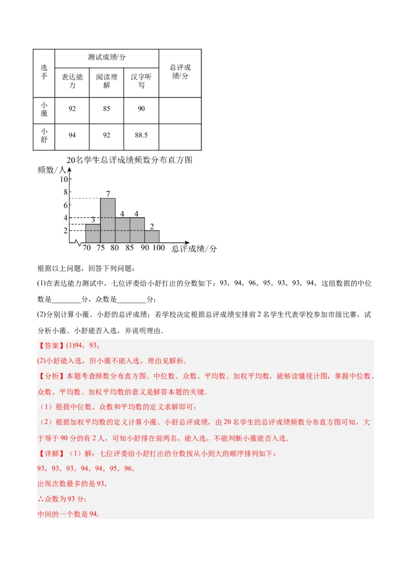 期末重难点特训之易错必刷题型（114题33个考点）-（人教版）（教师版）_初中数学_八年级数学下册（人教版）_重难点专题提升-V7_2025版