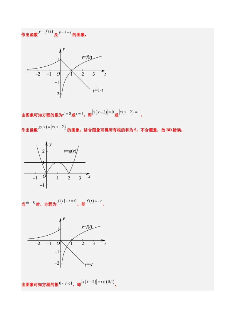 素养拓展5嵌套函数的零点问题（精讲+精练）一轮复习讲义2024年高考数学高频考点题型归纳与方法总结（新高考通用）解析版_2.2025数学总复习_2024年新高考资料_1.2024一轮复习