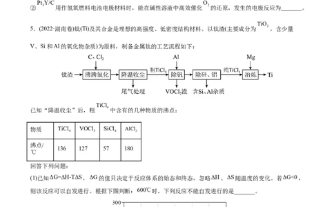 专题15工艺流程综合题-2022年高考真题和模拟题化学分专题训练（学生版）_05高考化学_2024年新高考资料_1.2024一轮复习_赠2022年高考化学真题与模拟题分类训练