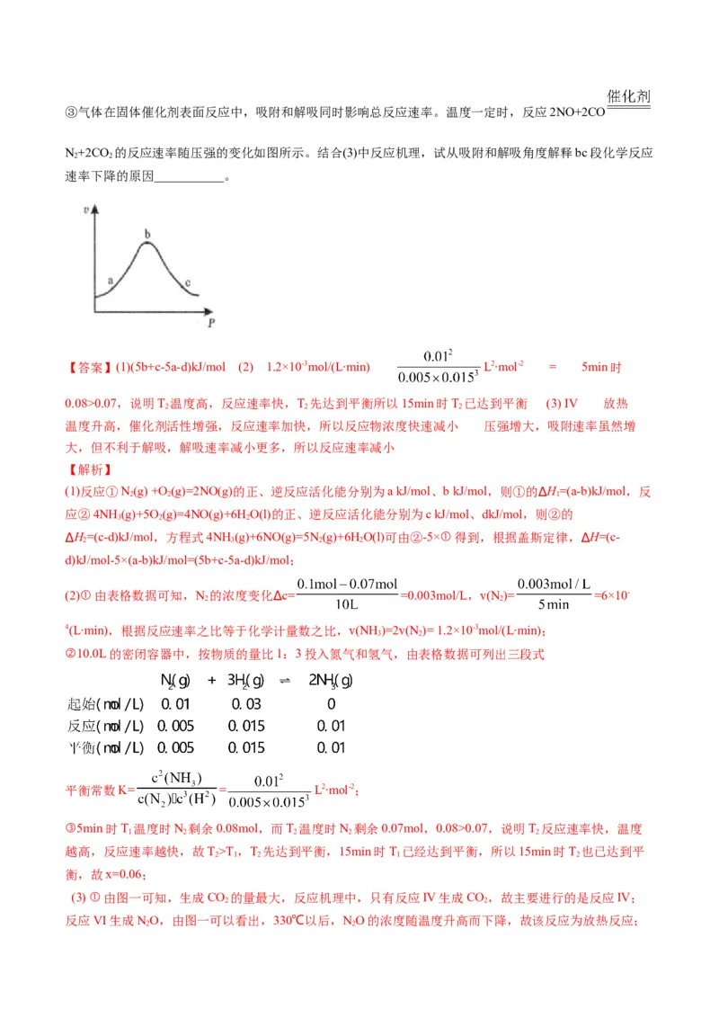 专题05化学反应中的能量变化（专练）-瞄准2023年高考化学二轮专题考点抢分计划（解析版）_05高考化学_新高考复习资料_2023年新高考资料_二轮复习
