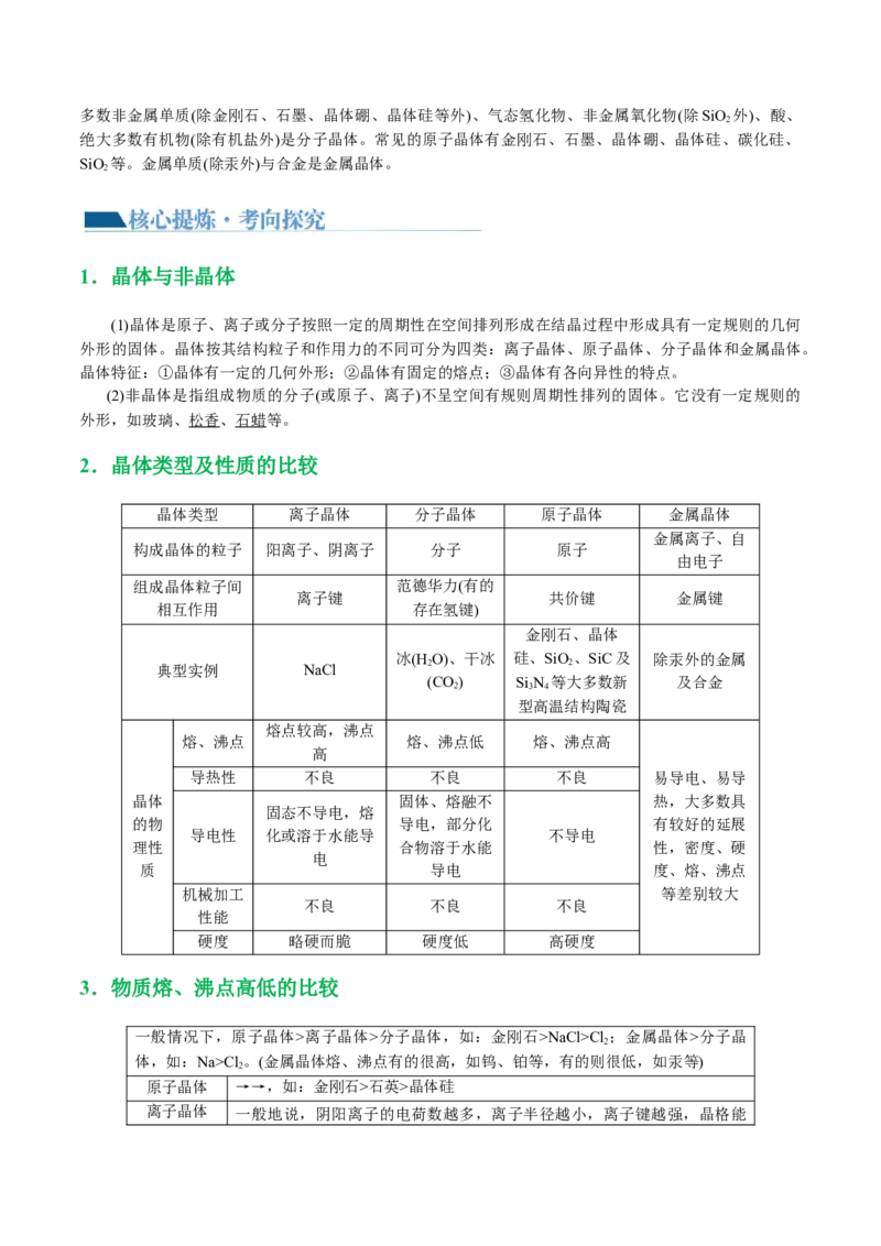 专题12物质结构与性质综合(题型突破)(讲义)(解析版)_05高考化学_2024年新高考资料_2.2024二轮复习_2024年高考化学二轮复习讲练测（新教材新高考）