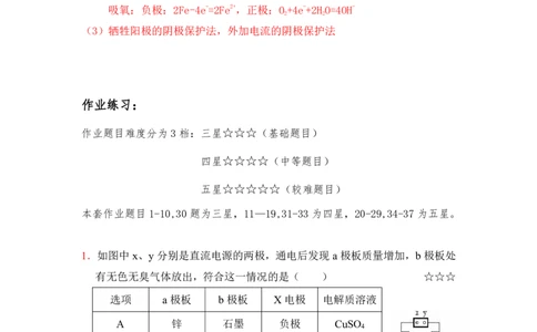 3.电解池作业（答案+解析）_05高考化学_通用版（老高考）复习资料_2023年复习资料_专项复习_思维导图破解高中化学（全国通用）（导图+PPT课件+逐字稿）