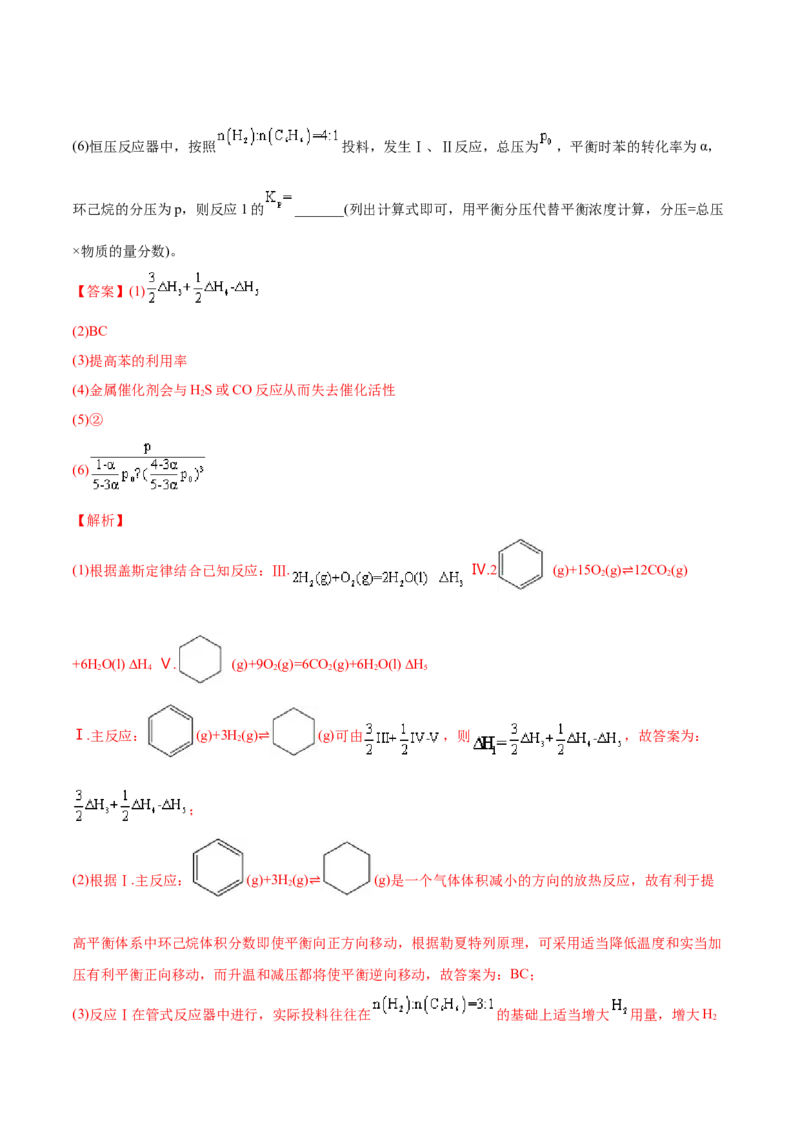 专题15化学反应原理综合&mdash;&mdash;三年（2020-2022）高考真题化学分项汇编（新高考专用）（解析版）_05高考化学_新高考复习资料_2023年新高考资料_专项复习