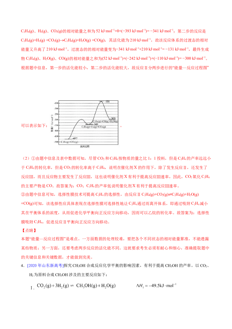 专题15化学反应原理综合&mdash;&mdash;三年（2020-2022）高考真题化学分项汇编（新高考专用）（解析版）_05高考化学_新高考复习资料_2023年新高考资料_专项复习