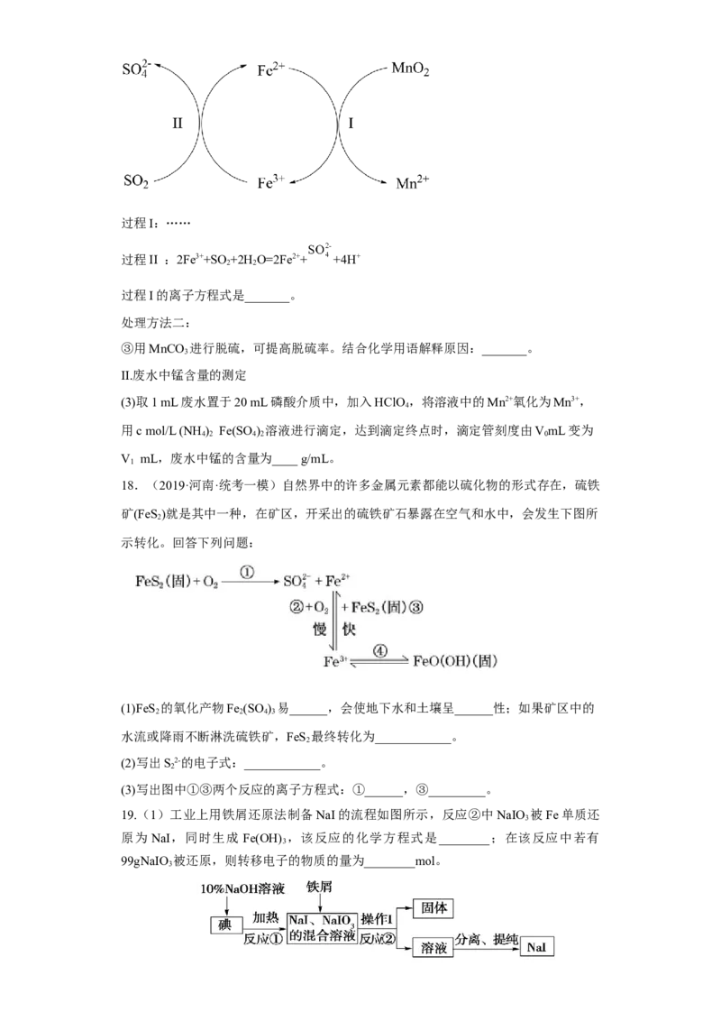 专题三复杂离子方程式的书写（专练）-冲刺2023年高考化学二轮复习核心考点逐项突破（原卷版）_05高考化学_新高考复习资料_2023年新高考资料_二轮复习