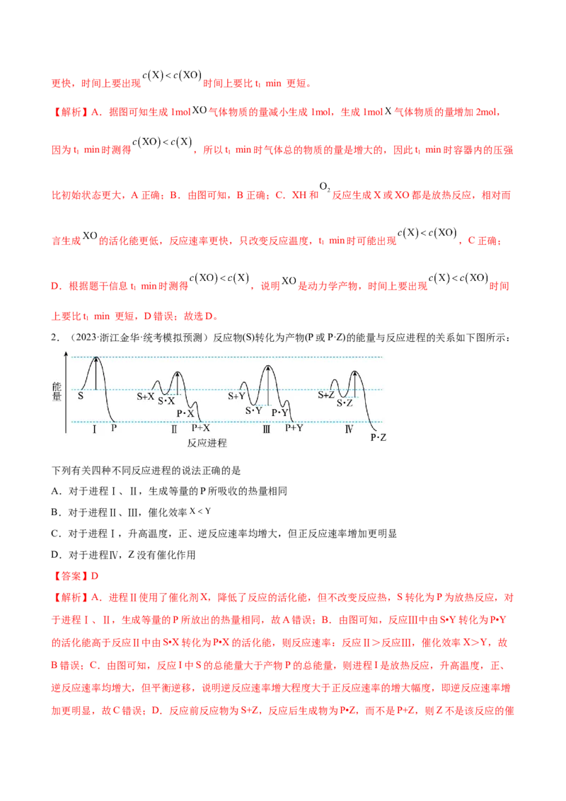 专题08化学反应与能量变化（讲义）（解析版）_05高考化学_2024年新高考资料_2.2024二轮复习_高频考点2024年高考化学二轮复习高频考点追踪与预测（新高考专用）