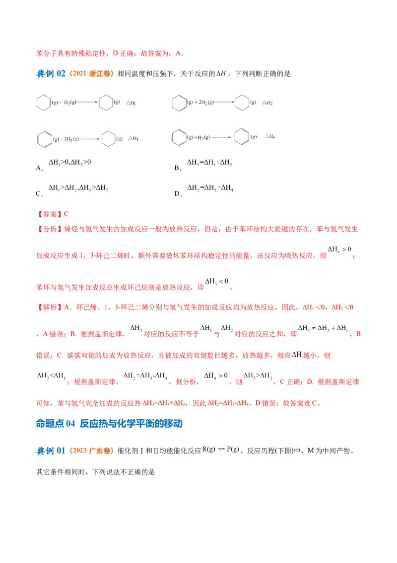专题08化学反应与能量变化（讲义）（解析版）_05高考化学_2024年新高考资料_2.2024二轮复习_高频考点2024年高考化学二轮复习高频考点追踪与预测（新高考专用）