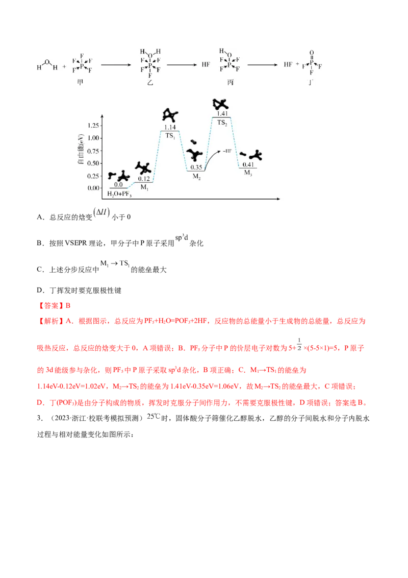 专题08化学反应与能量变化（讲义）（解析版）_05高考化学_2024年新高考资料_2.2024二轮复习_高频考点2024年高考化学二轮复习高频考点追踪与预测（新高考专用）