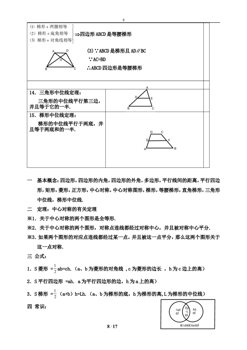 知识点总结归纳_初中数学_九年级数学下册（人教版）_知识点总结