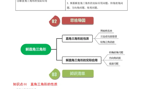 第02讲解直角三角形（教师版）_初中数学_九年级数学下册（人教版）_同步讲义-U18_2024版